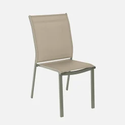 Gartentisch aus Aluminium 225cm + 8 Stühle
