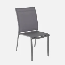 Gartentisch aus Aluminium 225cm + 8 Stühle
