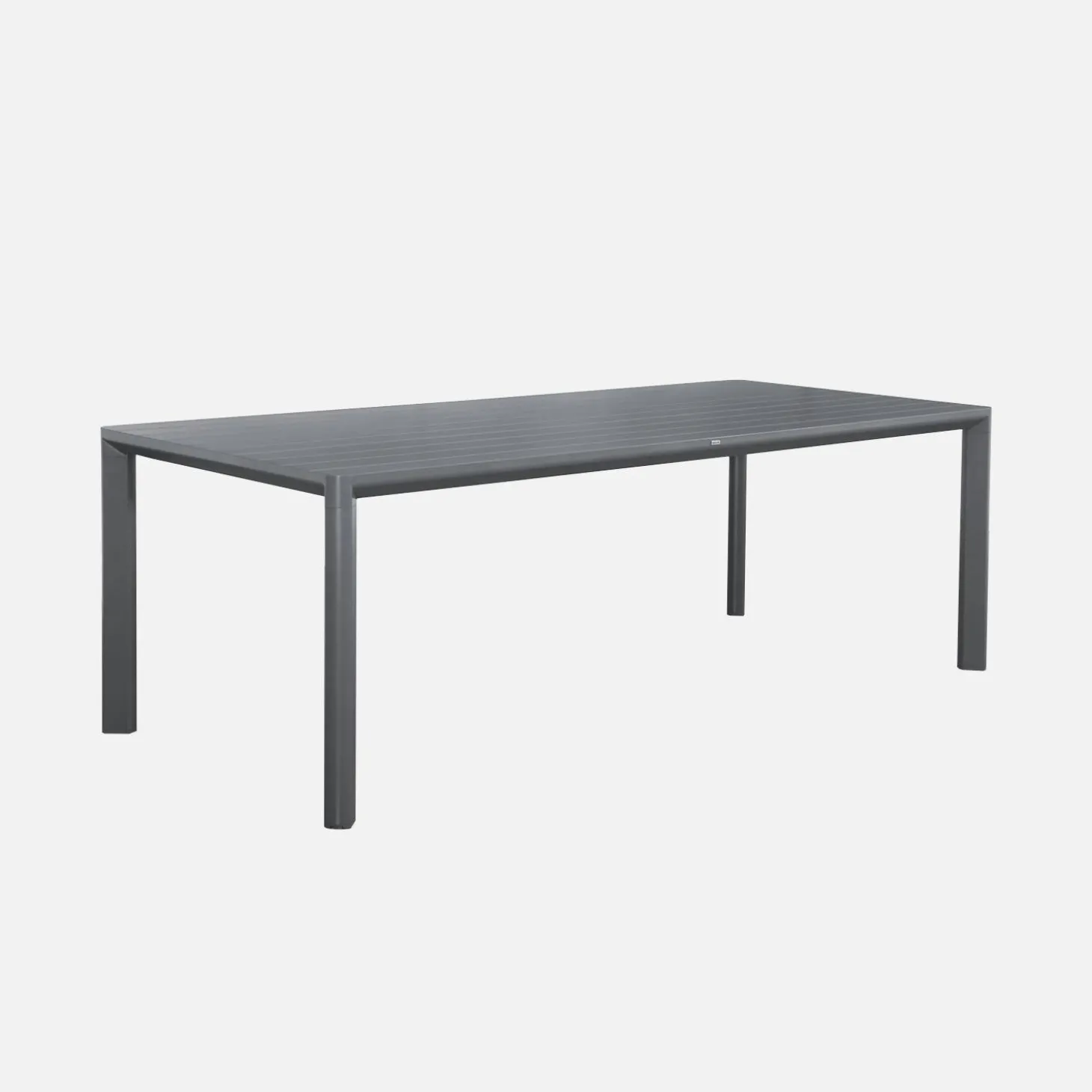 Gartentisch aus Aluminium mit 1 Bank und 4 Sesseln