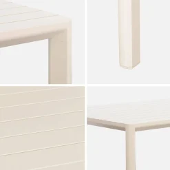 Gartentisch aus Aluminium, 8 Plätze