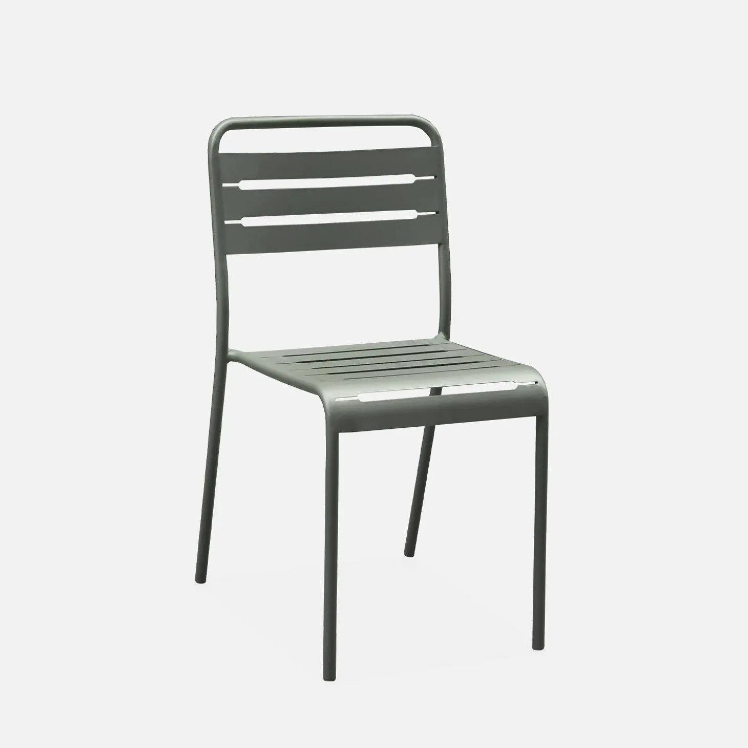 Gartentisch aus Metall, 4 Stühle