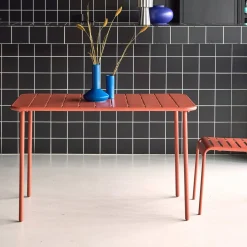 Gartentisch aus Stahl für 4 Personen