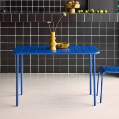 Gartentisch aus Stahl für 4 Personen