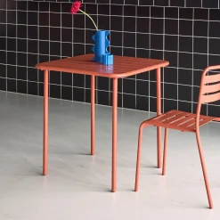 Gartentisch aus Stahl 2 Plätze