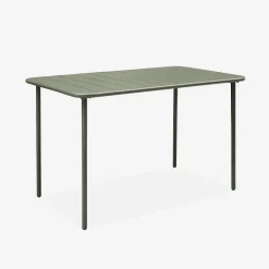 Gartentisch aus Stahl + 4 Stühle