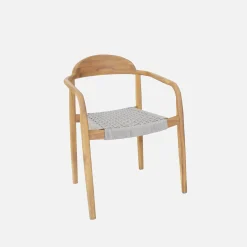 Gartentisch ausziehbar Akazienholz 6 Sessel