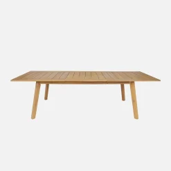 Gartentisch ausziehbar aus Akazienholz, 10 Sitzplätze