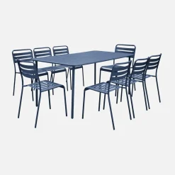 Gartentisch Stahl 8 Stühle