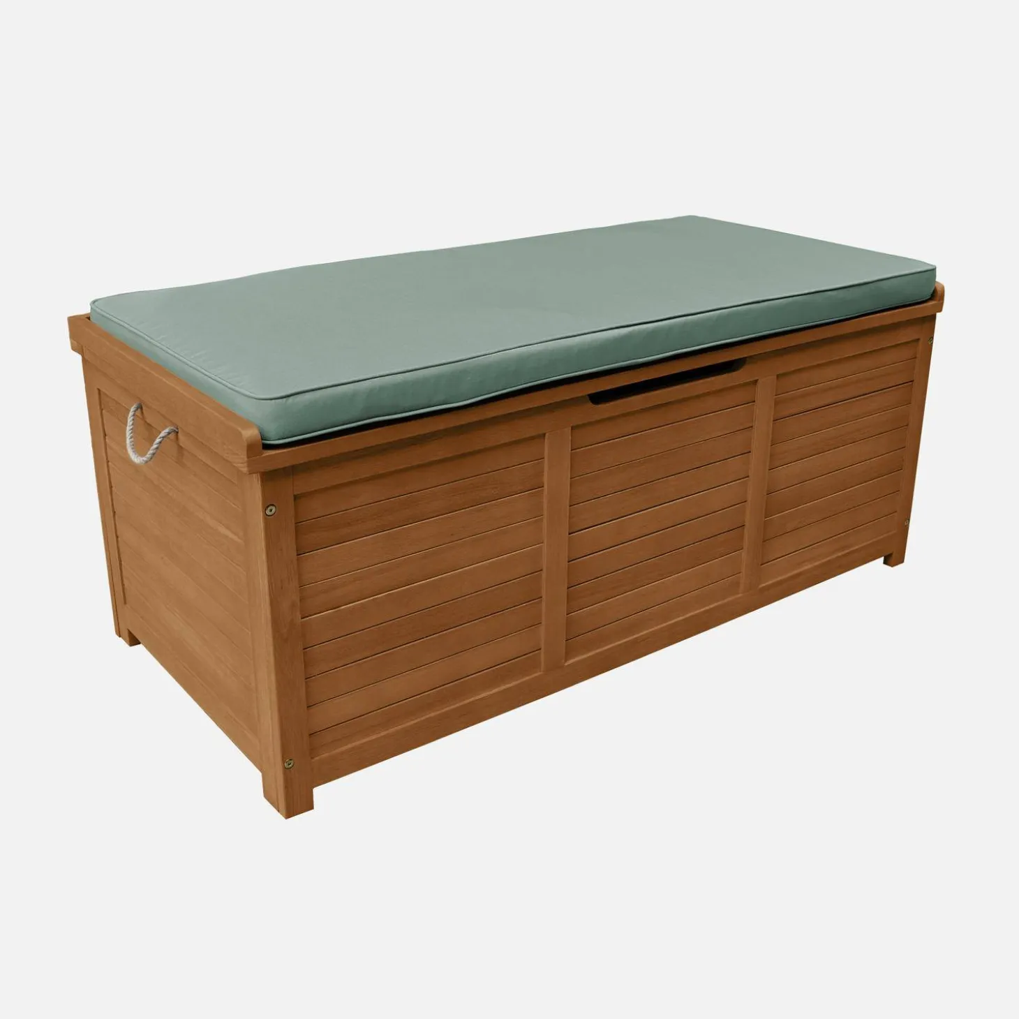 Gartentruhe aus Holz 200L 125 X 60 cm