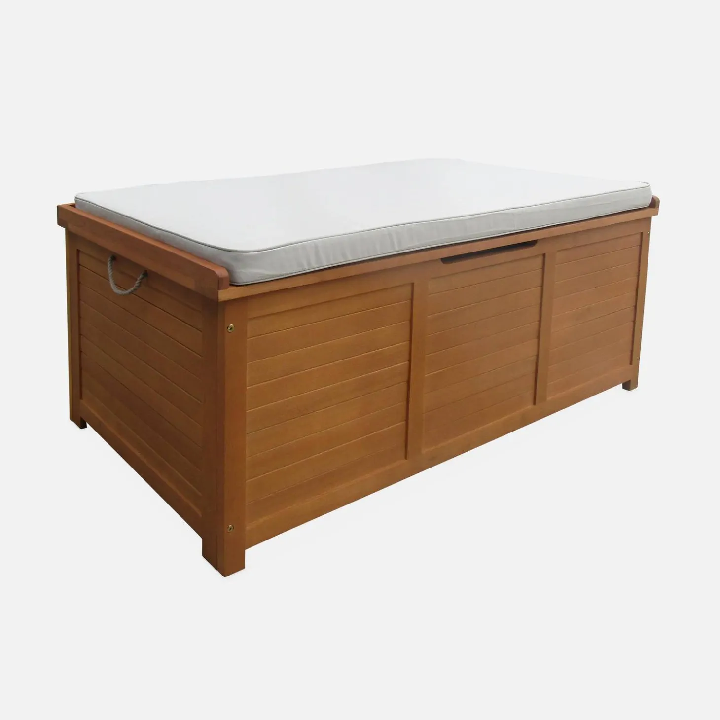 Gartentruhe aus Holz 200L 125 X 60 cm