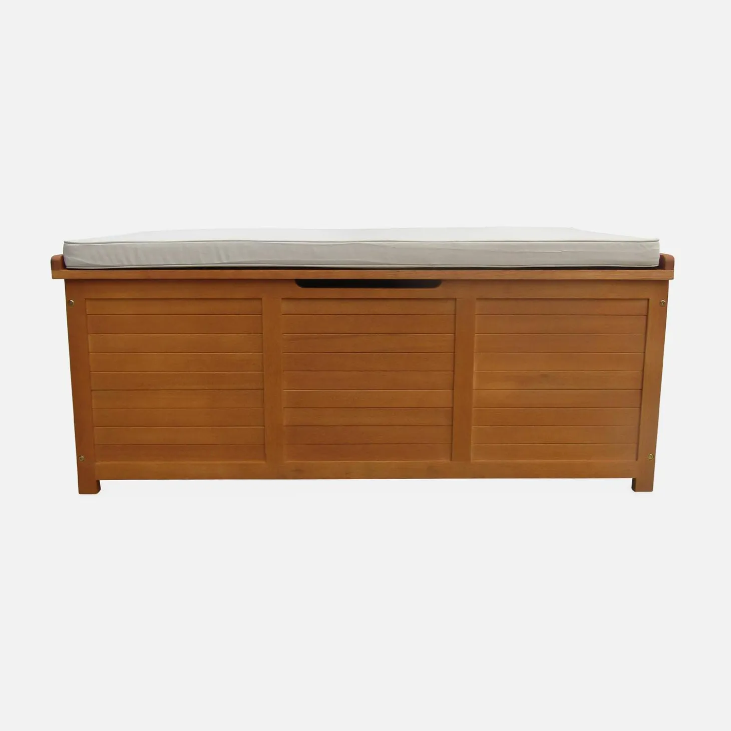 Gartentruhe aus Holz 200L 125 X 60 cm