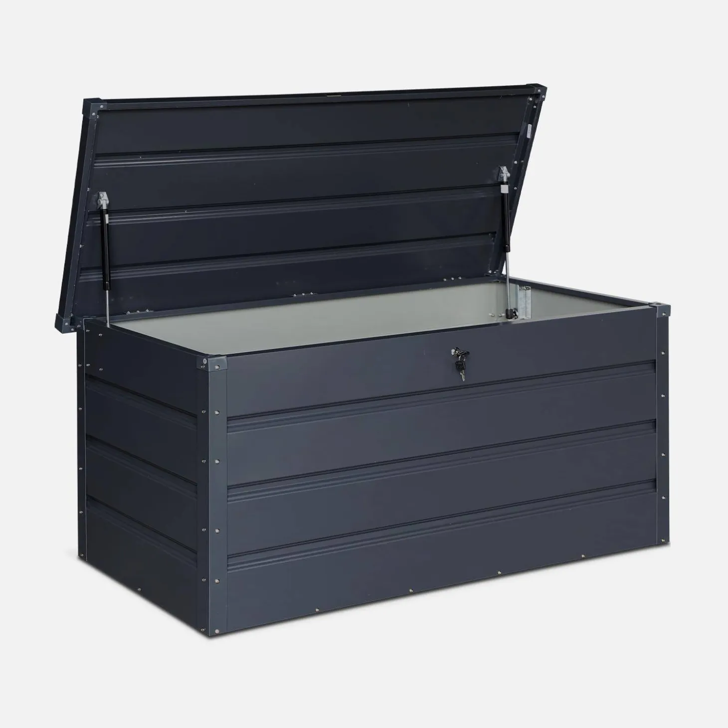 Gartentruhe aus Metall 385 L