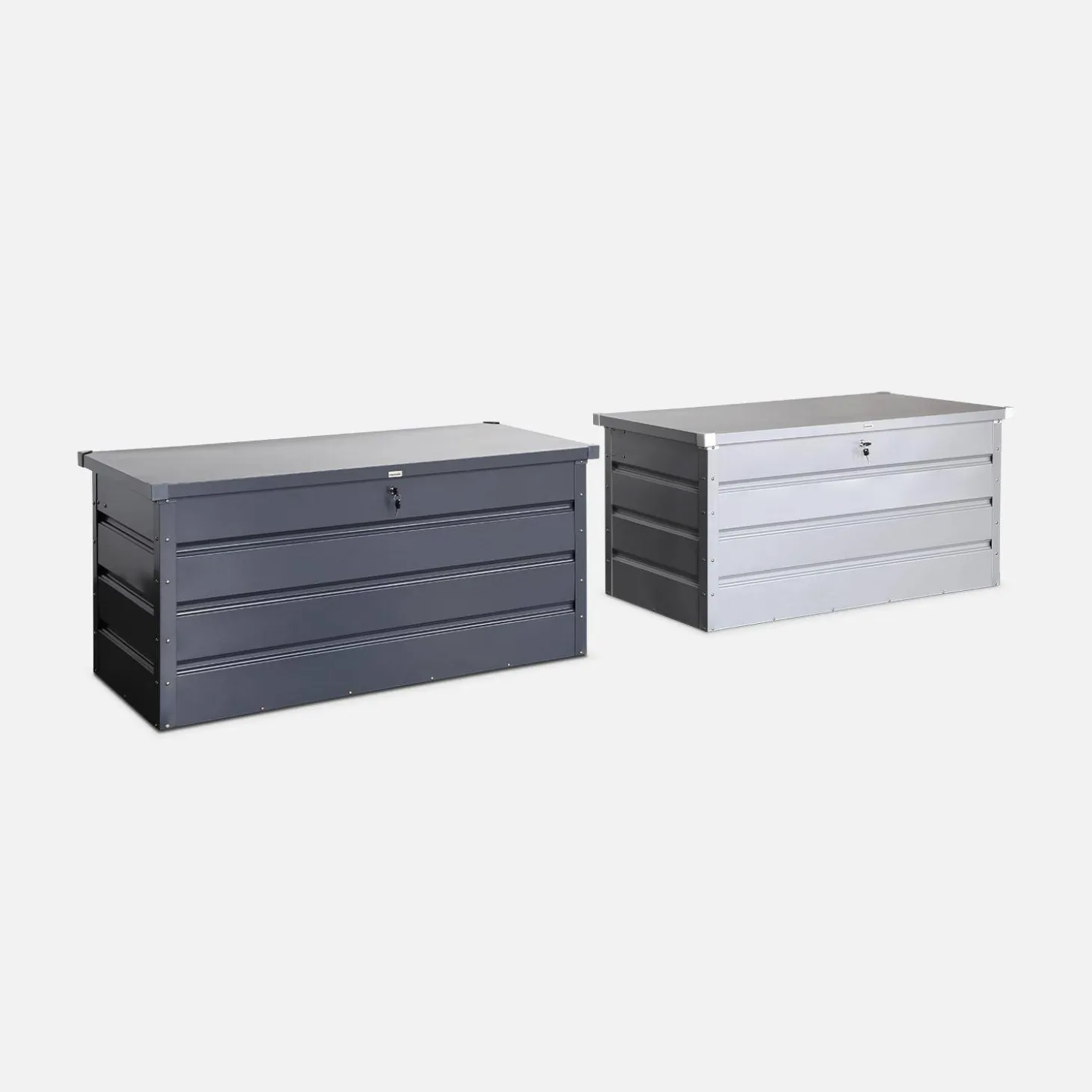Gartentruhe aus Metall 385 L