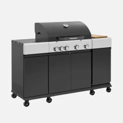 Gasgrill 4 Brenner + 1 Seitenbrenner