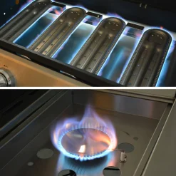 Gasgrill mit Außenküche 4+1 Brenner