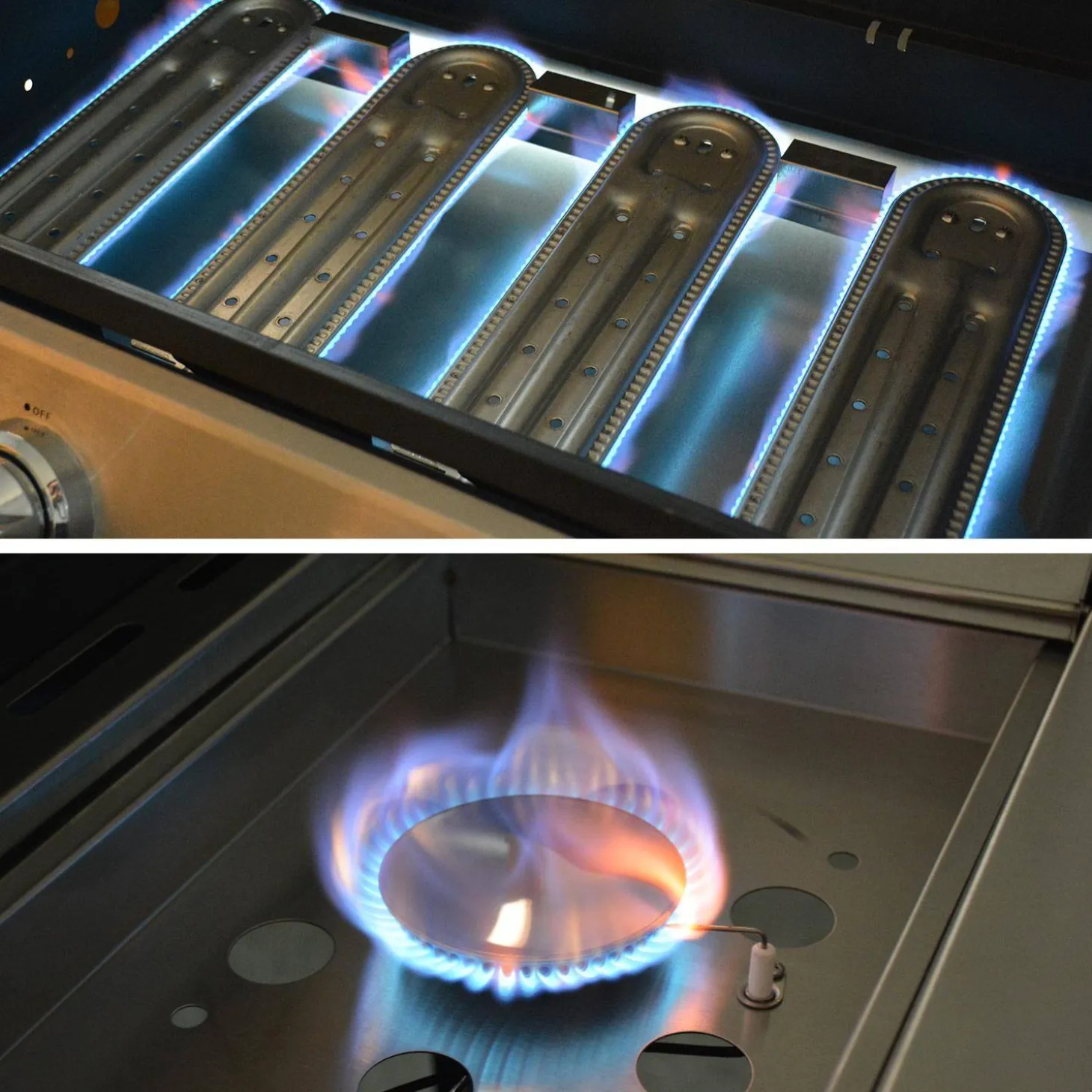 Gasgrill mit Außenküche 4+1 Brenner