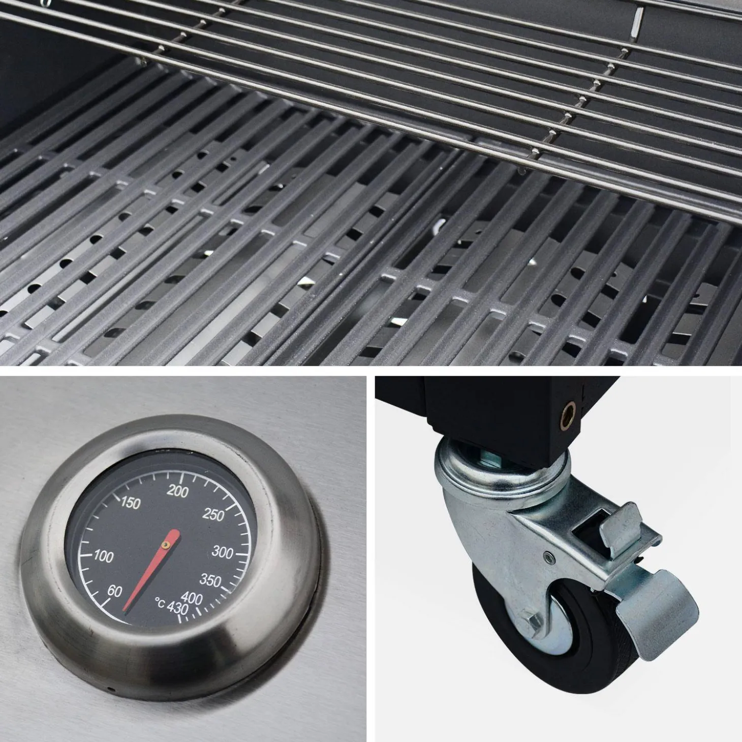 Gasgrill mit Außenküche 4+1 Brenner