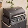 Gasgrill mit 4 Brennern zum Stellen auf einen Unterschrank