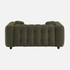 Gepolstertes Sofa mit strukturiertem Bouclé-Bezug, 2-Sitzer