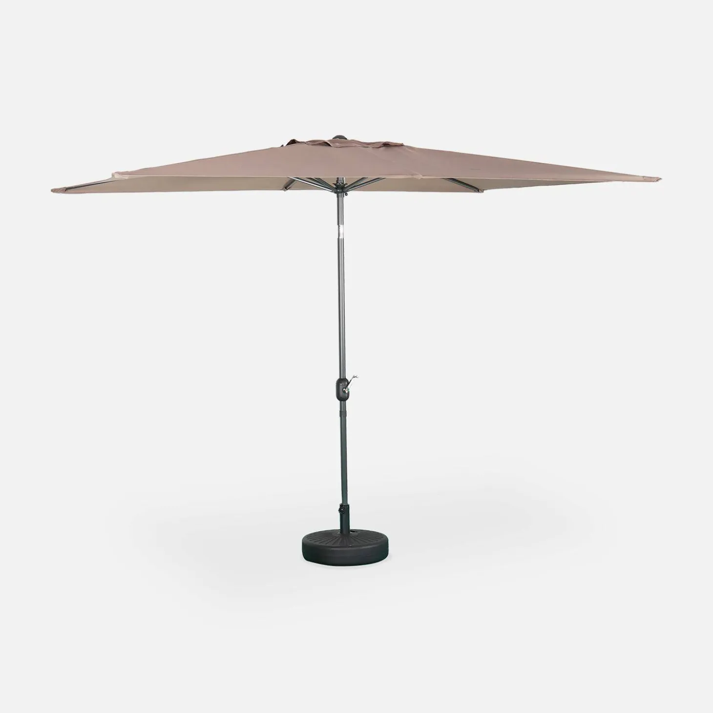 Gerader Sonnenschirm 2x3m mit Zentralmast