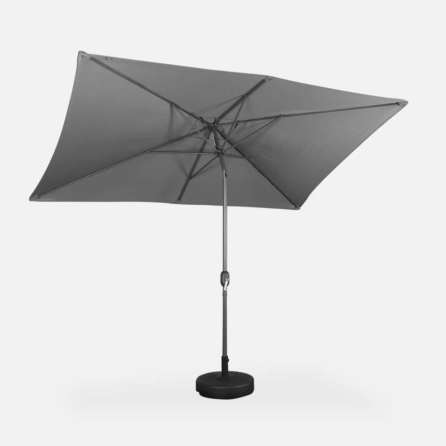 Gerader Sonnenschirm 2x3m mit Zentralmast