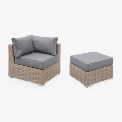 Hochwertiges Lounge-Set Rattan XXL