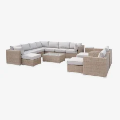 Hochwertiges Rattan Lounge XXL Set - VERONA