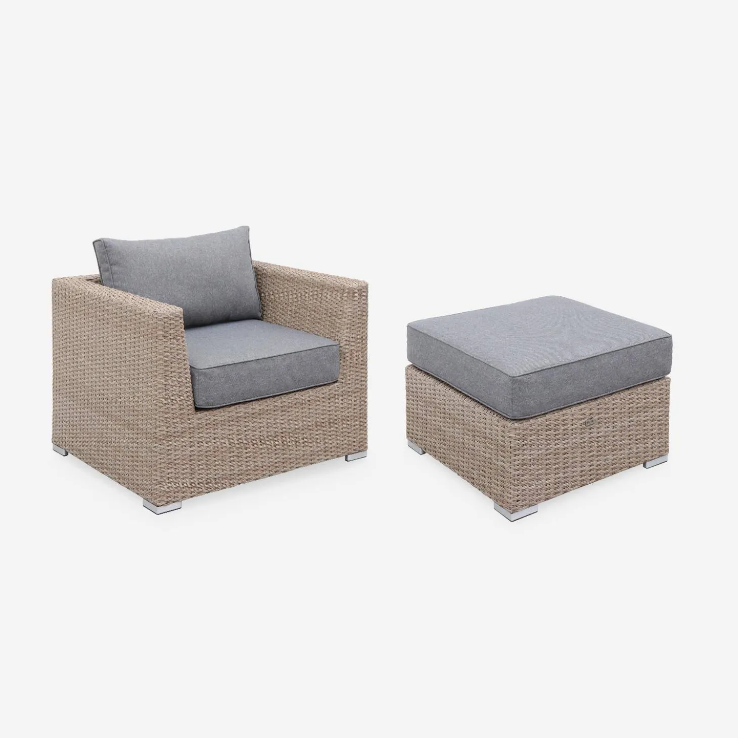 Hochwertiges Rattan Lounge XXL Set - VERONA
