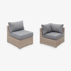 Hochwertiges Rattan Lounge XXL Set - VERONA