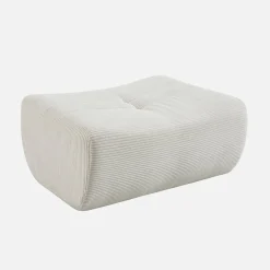 Hocker, Fußhocker mit Cordbezug für Sessel und Sofas