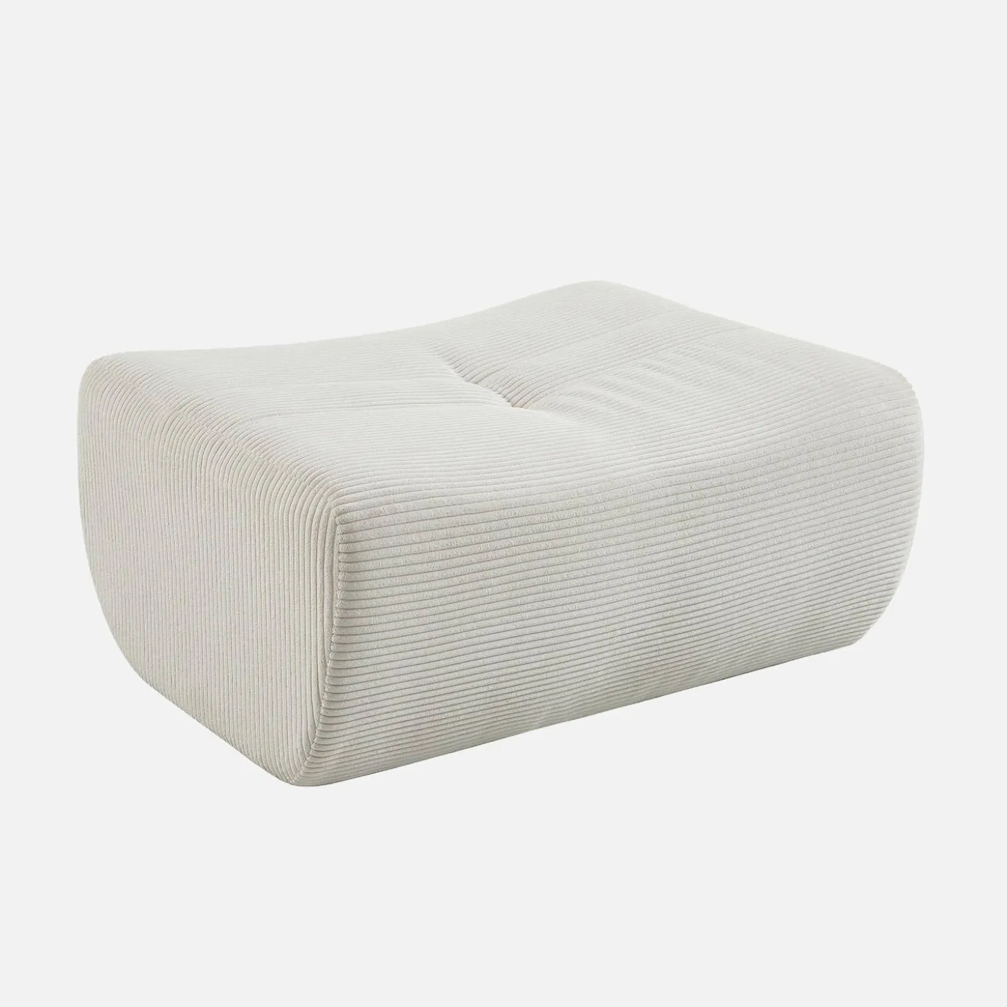 Hocker, Fußhocker mit Cordbezug für Sessel und Sofas