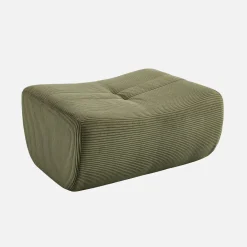 Hocker, Fußhocker mit Cordbezug für Sessel und Sofas