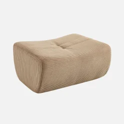 Hocker, Fußhocker mit Cordbezug für Sessel und Sofas