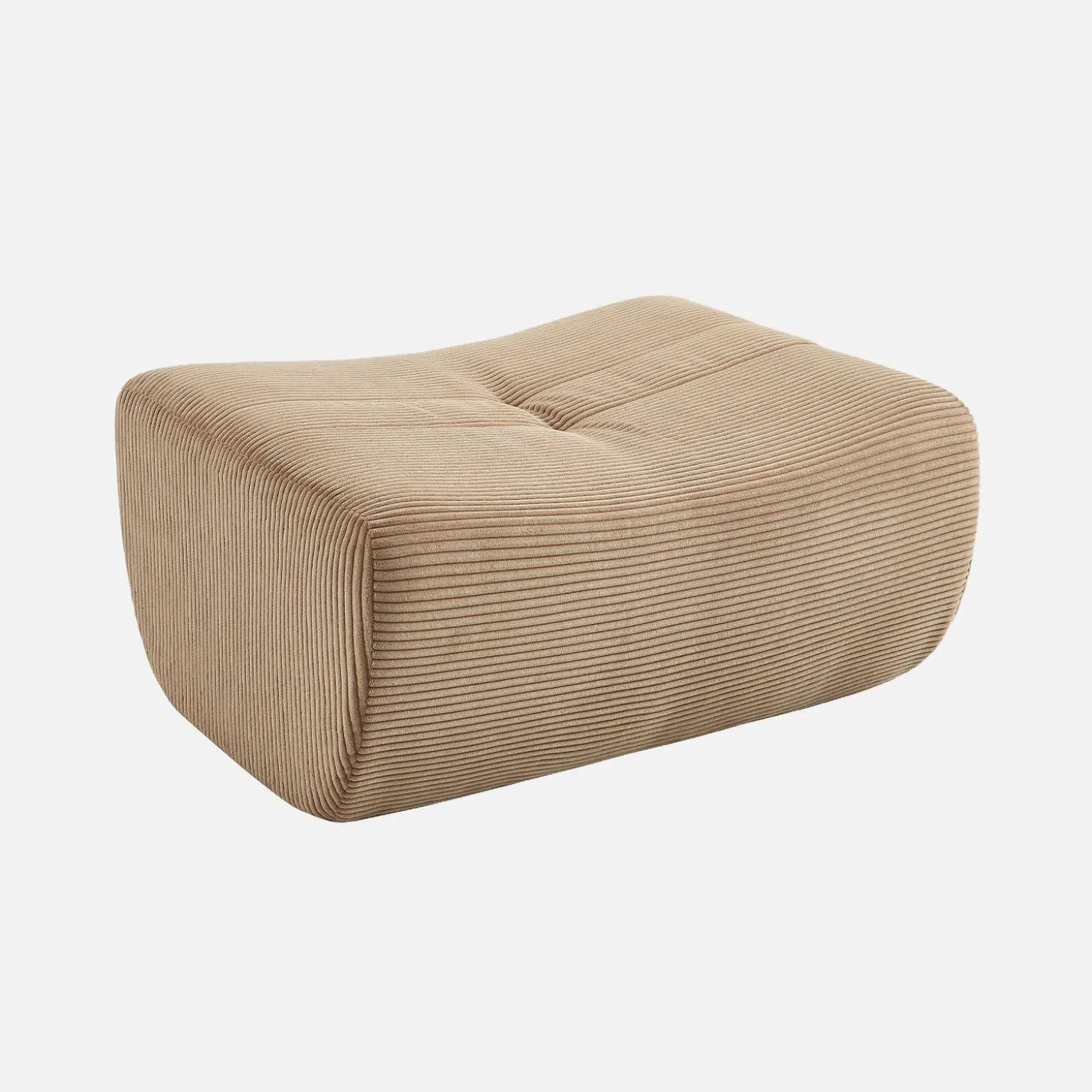 Hocker, Fußhocker mit Cordbezug für Sessel und Sofas