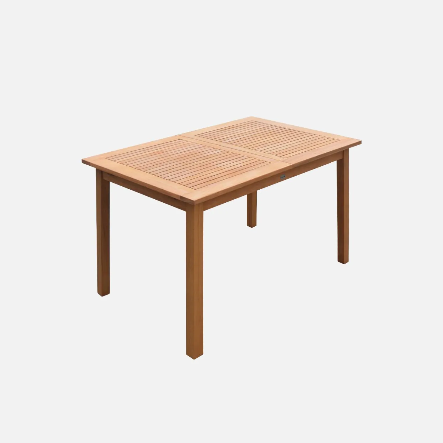 Holz-Gartentisch mit Verlängerung 120-180cm