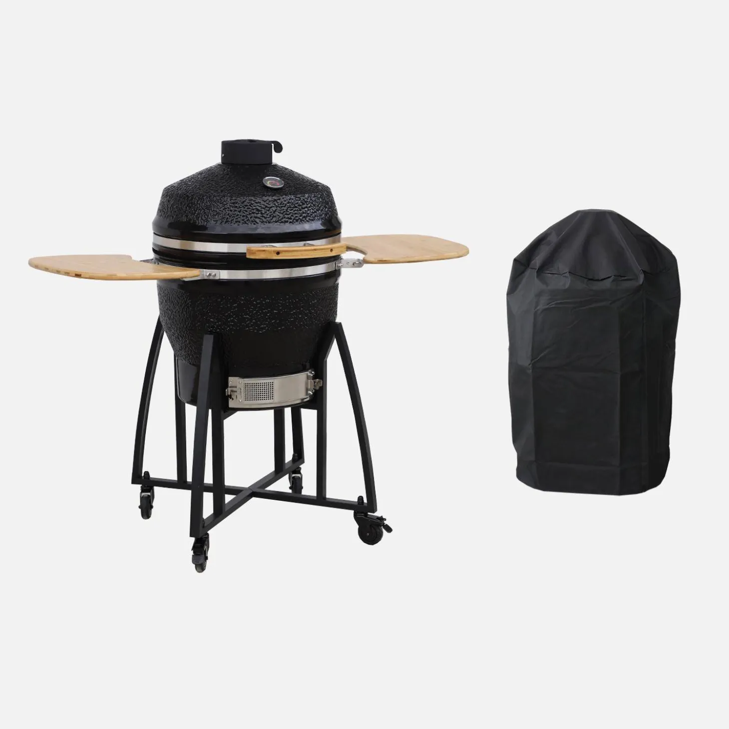 Holzkohlegrill aus Keramik Ø 57cm, mit Zubehör