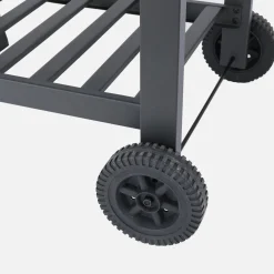 Holzkohlegrill mit Abdeckung