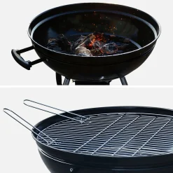 Holzkohle Grill Set inklusive Zubehörkoffer