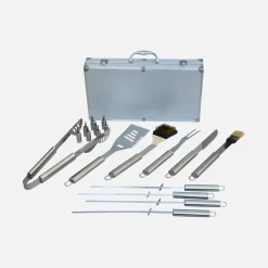 Holzkohle Grill Set inklusive Zubehörkoffer