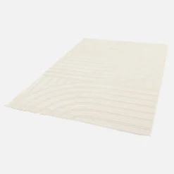 Indoor-Teppich mit Bogenmuster cremefarben