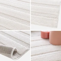 Indoor-Teppich mit Bogenmuster cremefarben