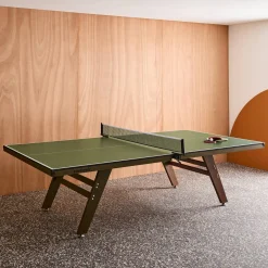 Indoor Tischtennisplatte Premium mit 2 Schlägern und 3 Bällen