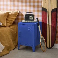 Industrieller Nachttisch 1 Tür