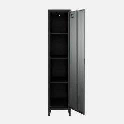 Industrieller Schrank aus Stahl mit 4 Stauräumen