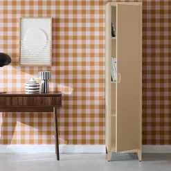 Industrieller Schrank aus Stahl mit 4 Stauräumen