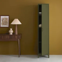 Industrieller Schrank aus Stahl mit 4 Stauräumen