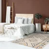 Innenteppich im Berber-Stil creme, blau und orange