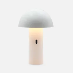 Kabellose Tischlampe mit schwenkbarem Kopf H 28 cm