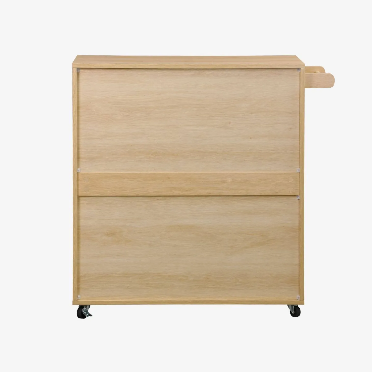 Küchenwagen Holzoptik 1 Griff 1 Schublade 2 Türen