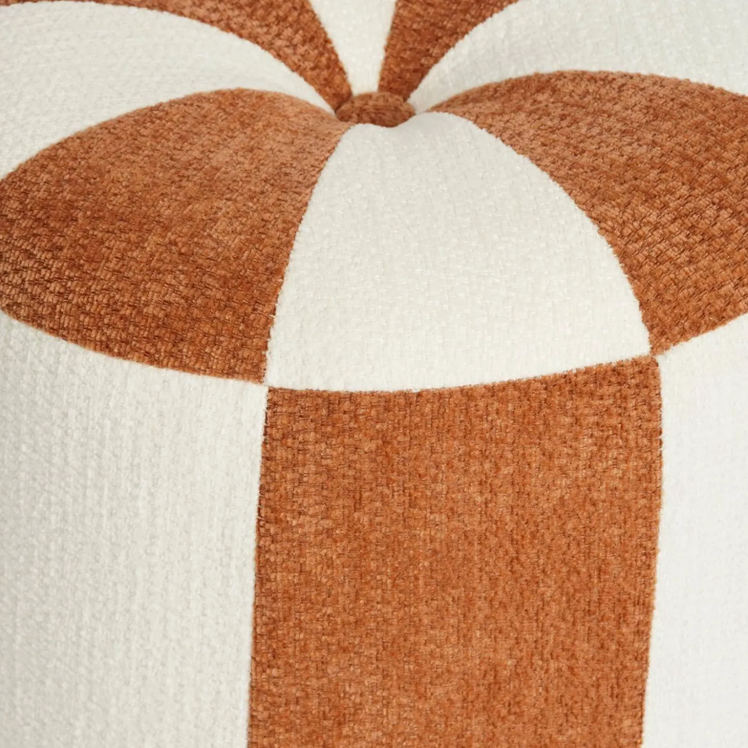 Kinderhocker mit Chenille-Bezug